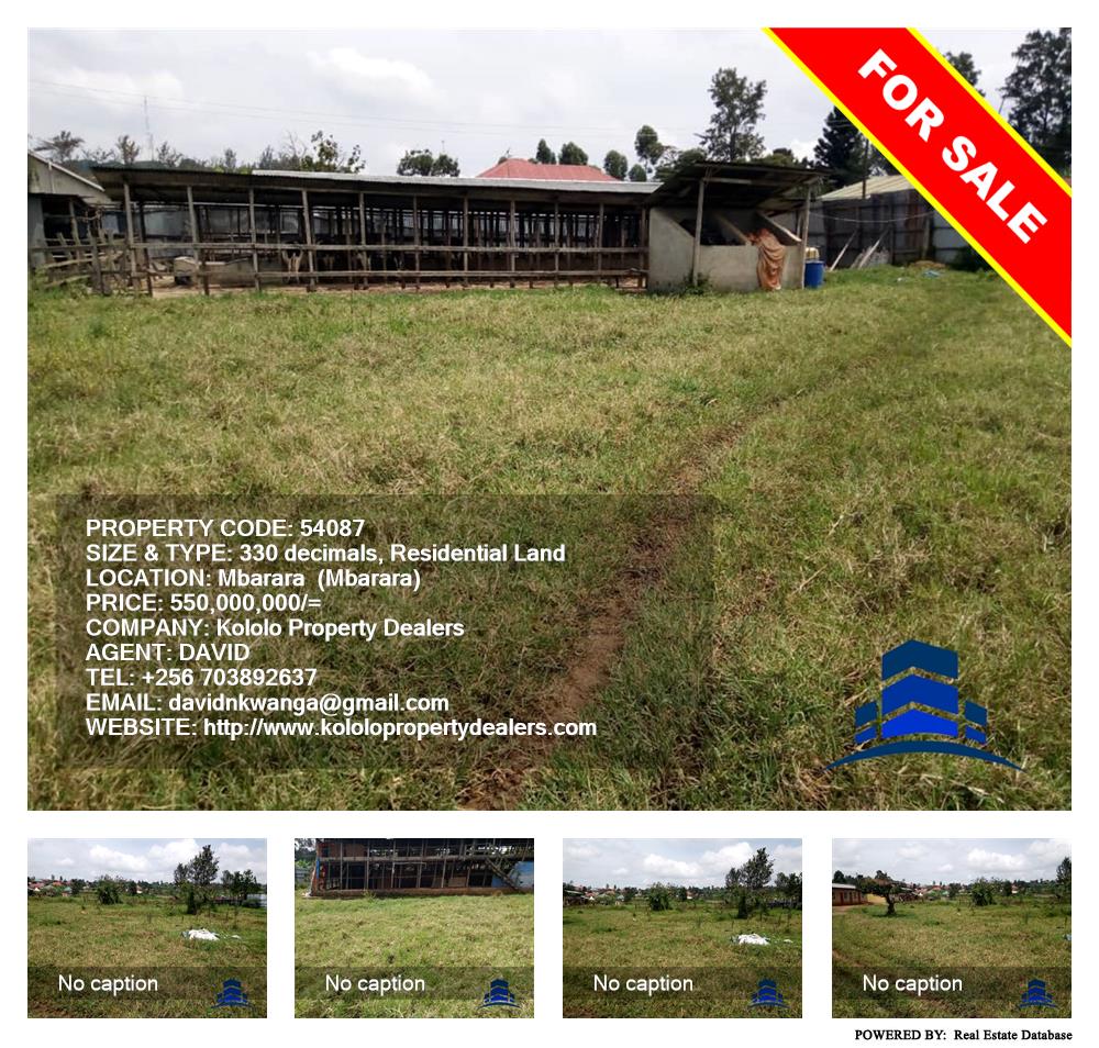 Residential Land  for sale in Mbarara Mbarara Uganda, code: 54087