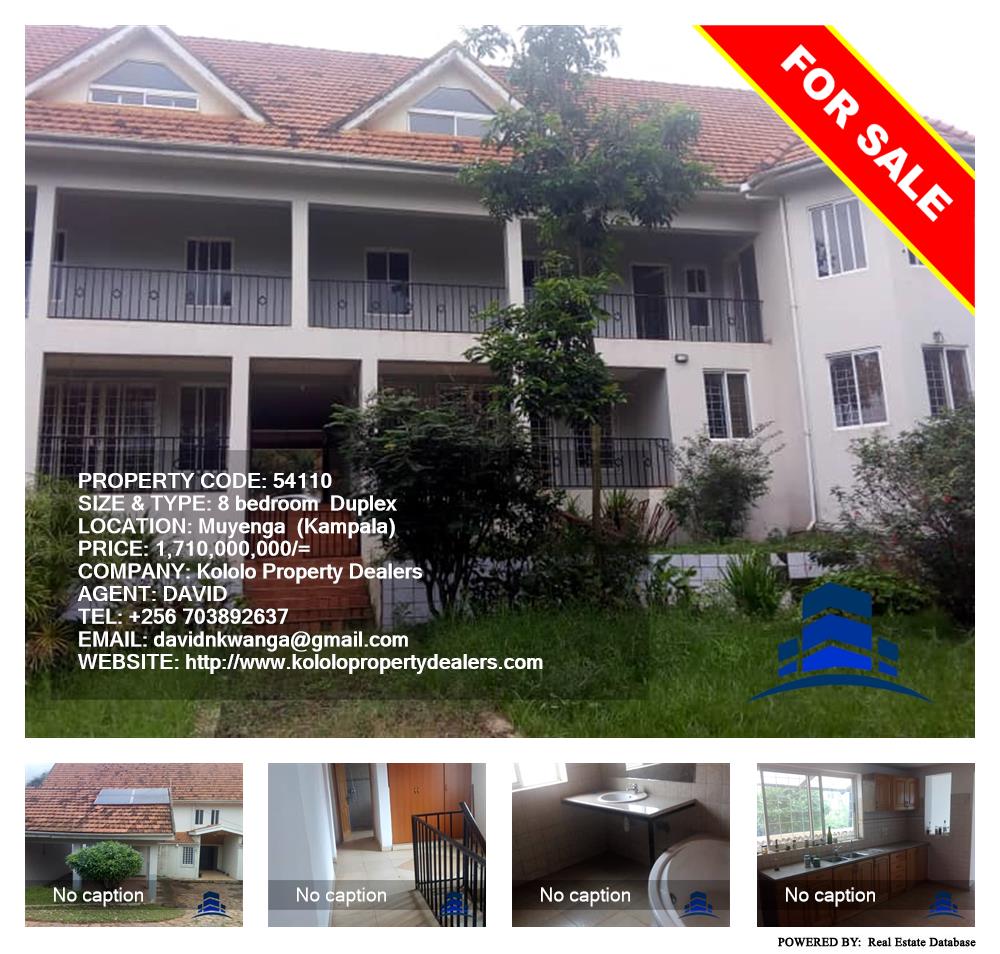 8 bedroom Duplex  for sale in Muyenga Kampala Uganda, code: 54110