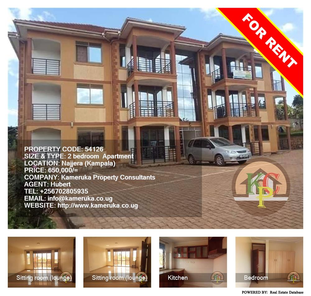 2 bedroom Apartment  for rent in Najjera Kampala Uganda, code: 54126