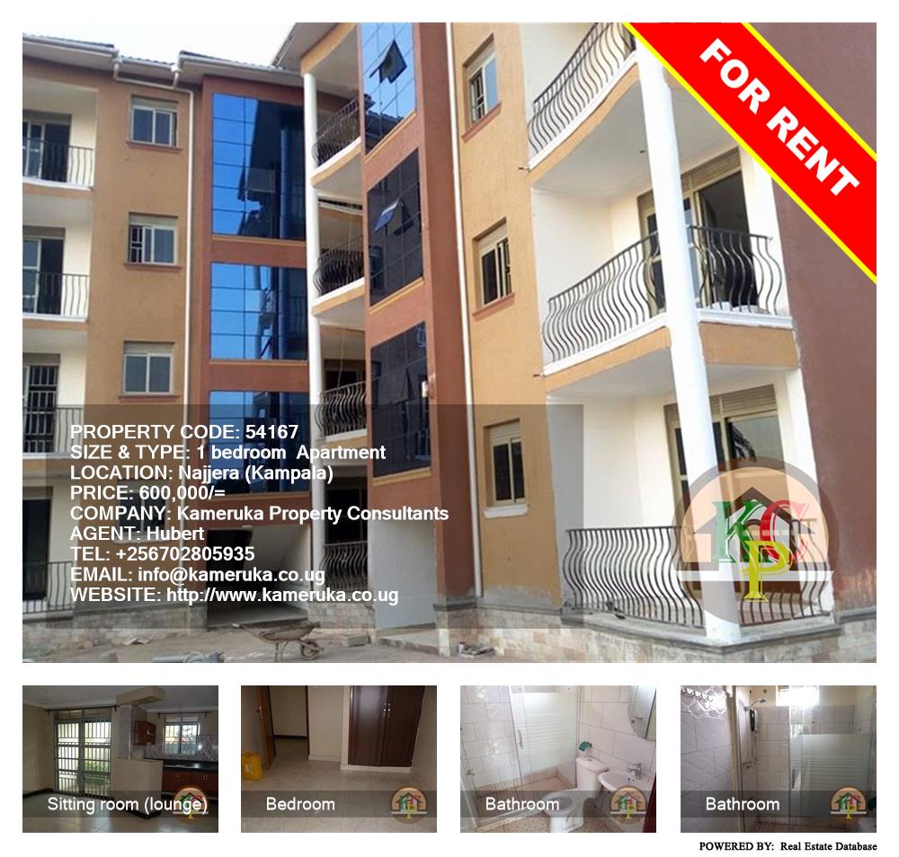 1 bedroom Apartment  for rent in Najjera Kampala Uganda, code: 54167