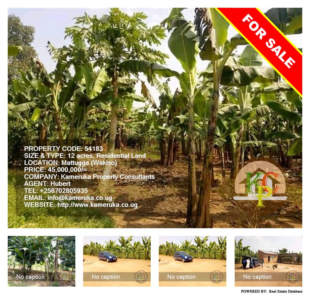 Residential Land  for sale in Matugga Wakiso Uganda, code: 54183