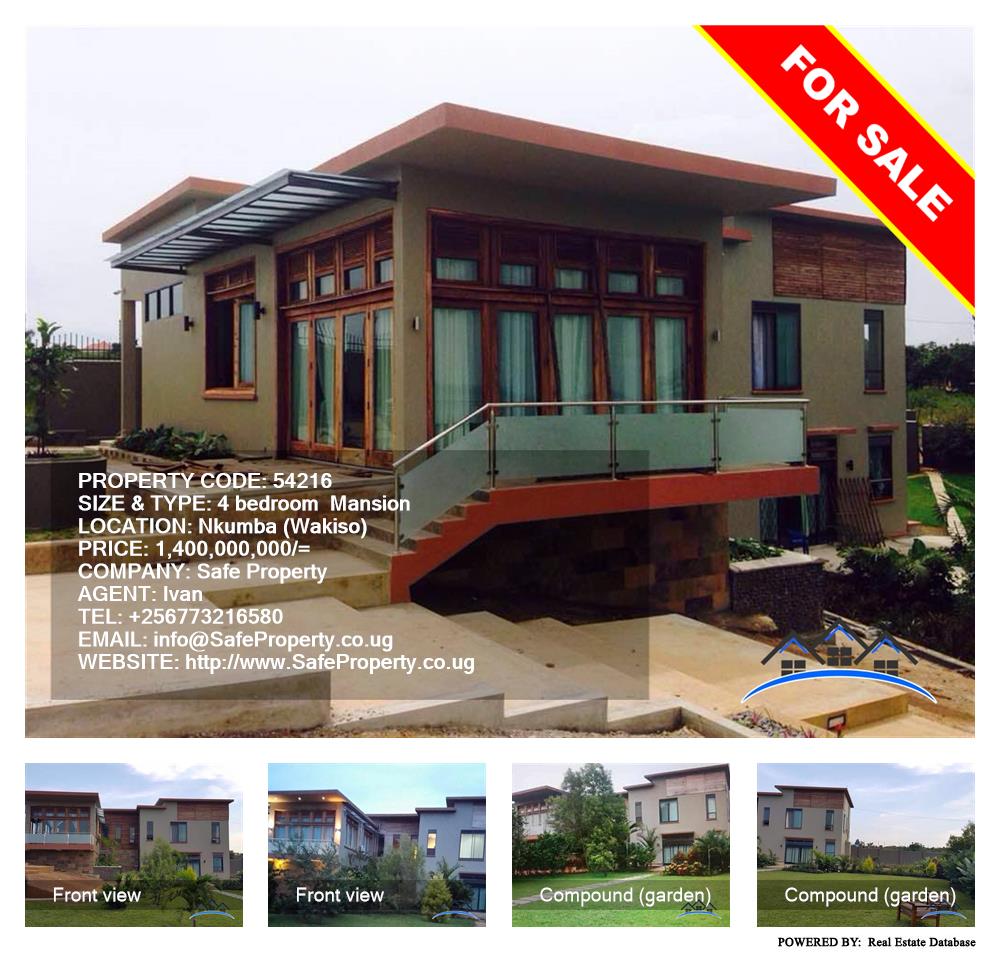 4 bedroom Mansion  for sale in Nkumba Wakiso Uganda, code: 54216