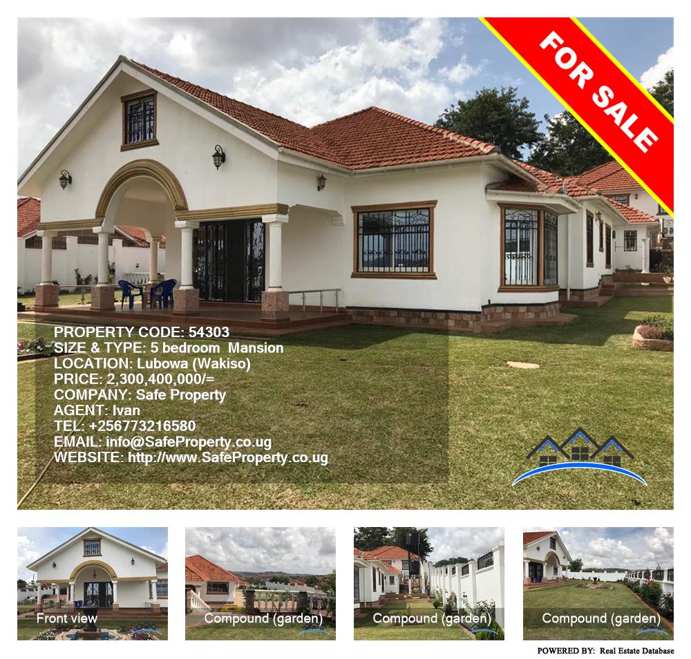 5 bedroom Mansion  for sale in Lubowa Wakiso Uganda, code: 54303