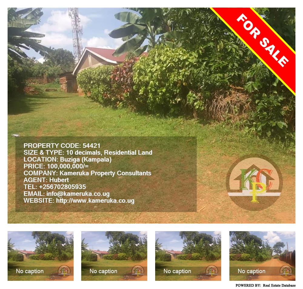 Residential Land  for sale in Buziga Kampala Uganda, code: 54421