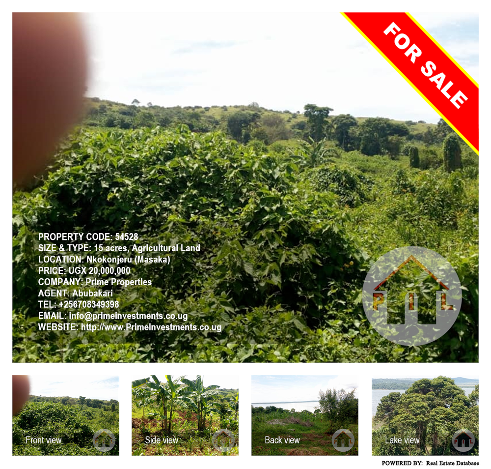 Agricultural Land  for sale in Nkokonjeru Masaka Uganda, code: 54528
