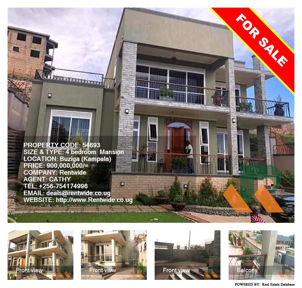 4 bedroom Mansion  for sale in Buziga Kampala Uganda, code: 54693