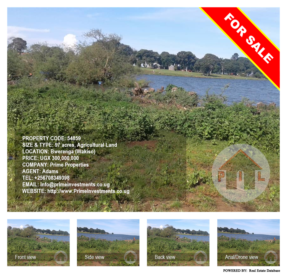 Agricultural Land  for sale in Bwelenga Wakiso Uganda, code: 54859
