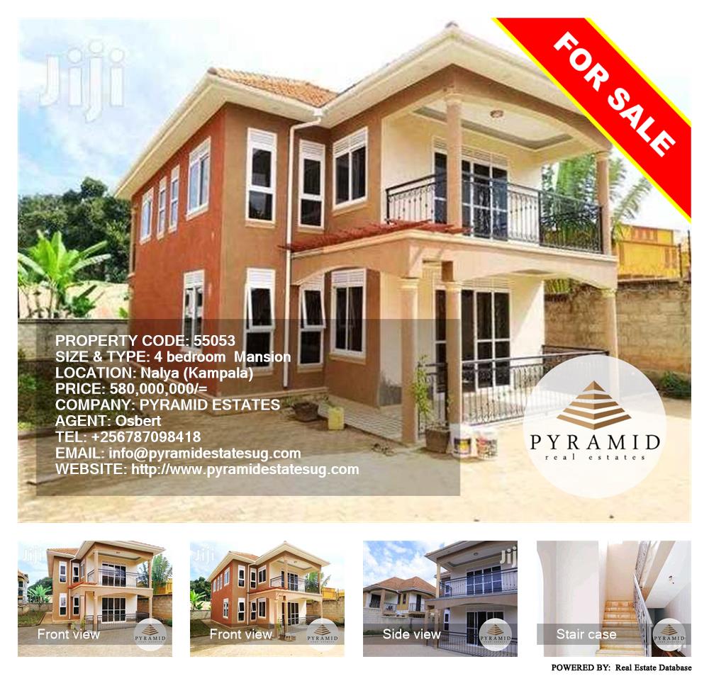 4 bedroom Mansion  for sale in Naalya Kampala Uganda, code: 55053
