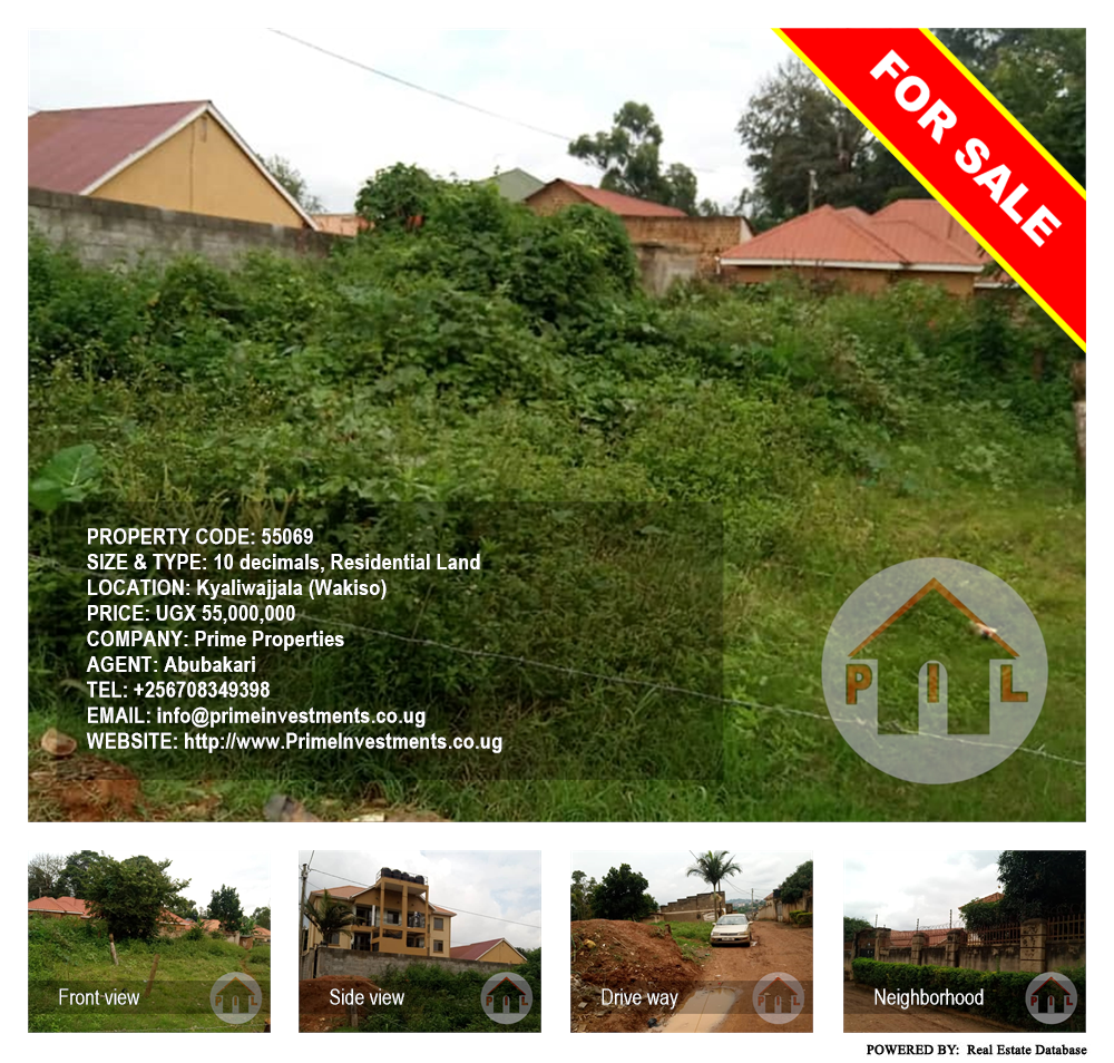 Residential Land  for sale in Kyaliwajjala Wakiso Uganda, code: 55069