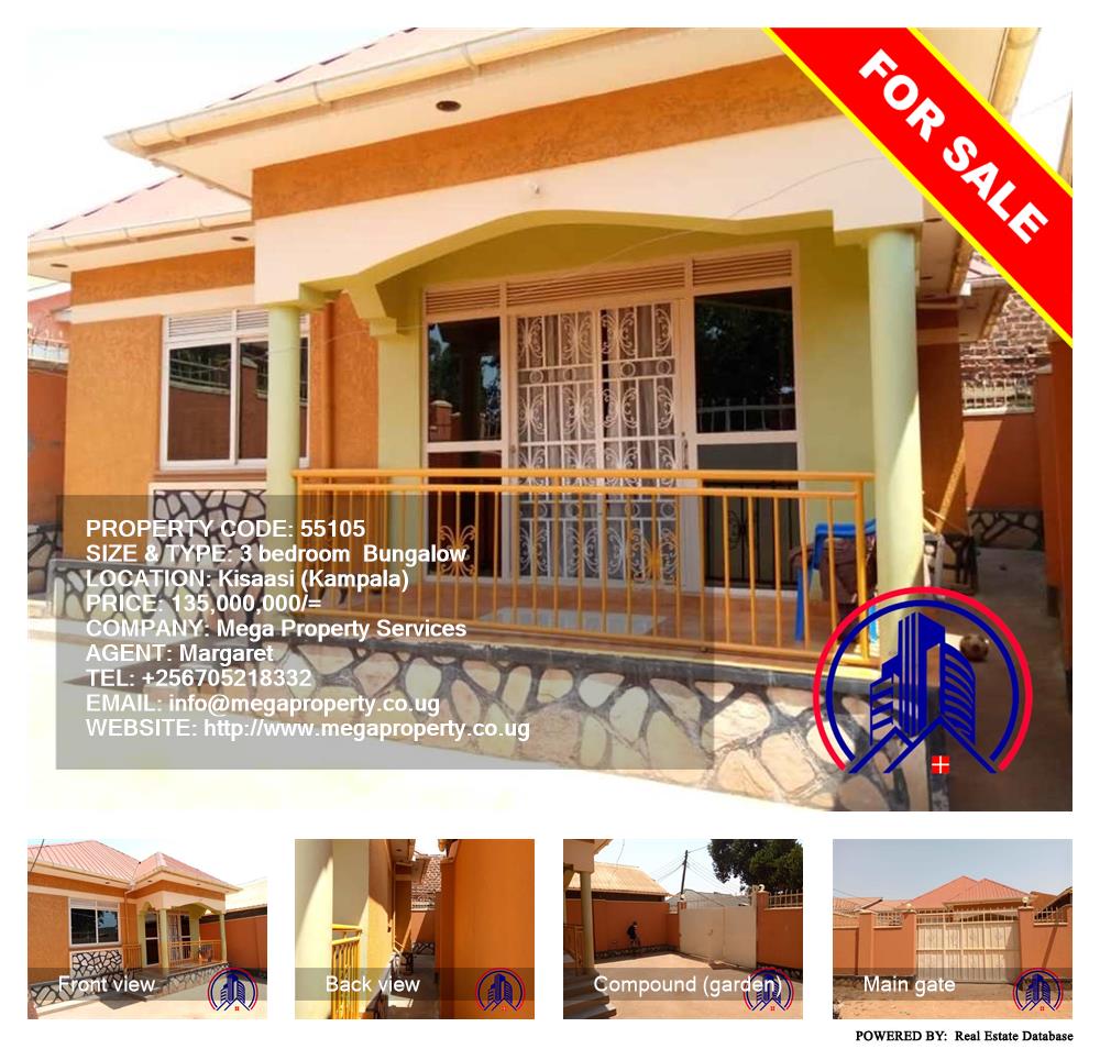 3 bedroom Bungalow  for sale in Kisaasi Kampala Uganda, code: 55105