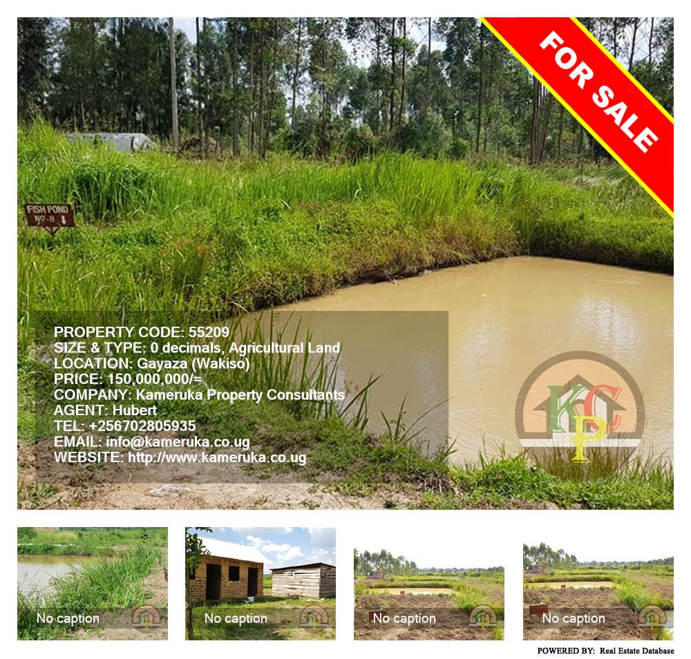 Agricultural Land  for sale in Gayaza Wakiso Uganda, code: 55209