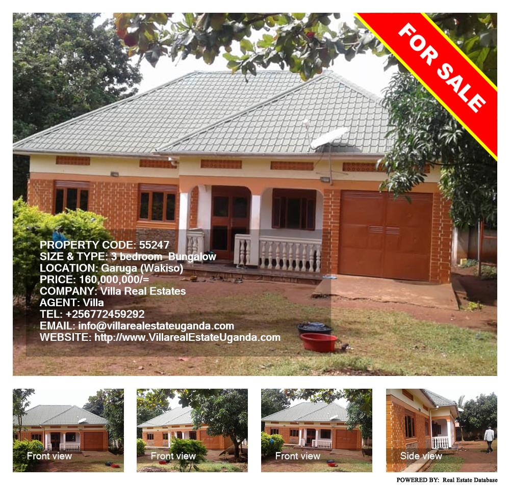 3 bedroom Bungalow  for sale in Garuga Wakiso Uganda, code: 55247