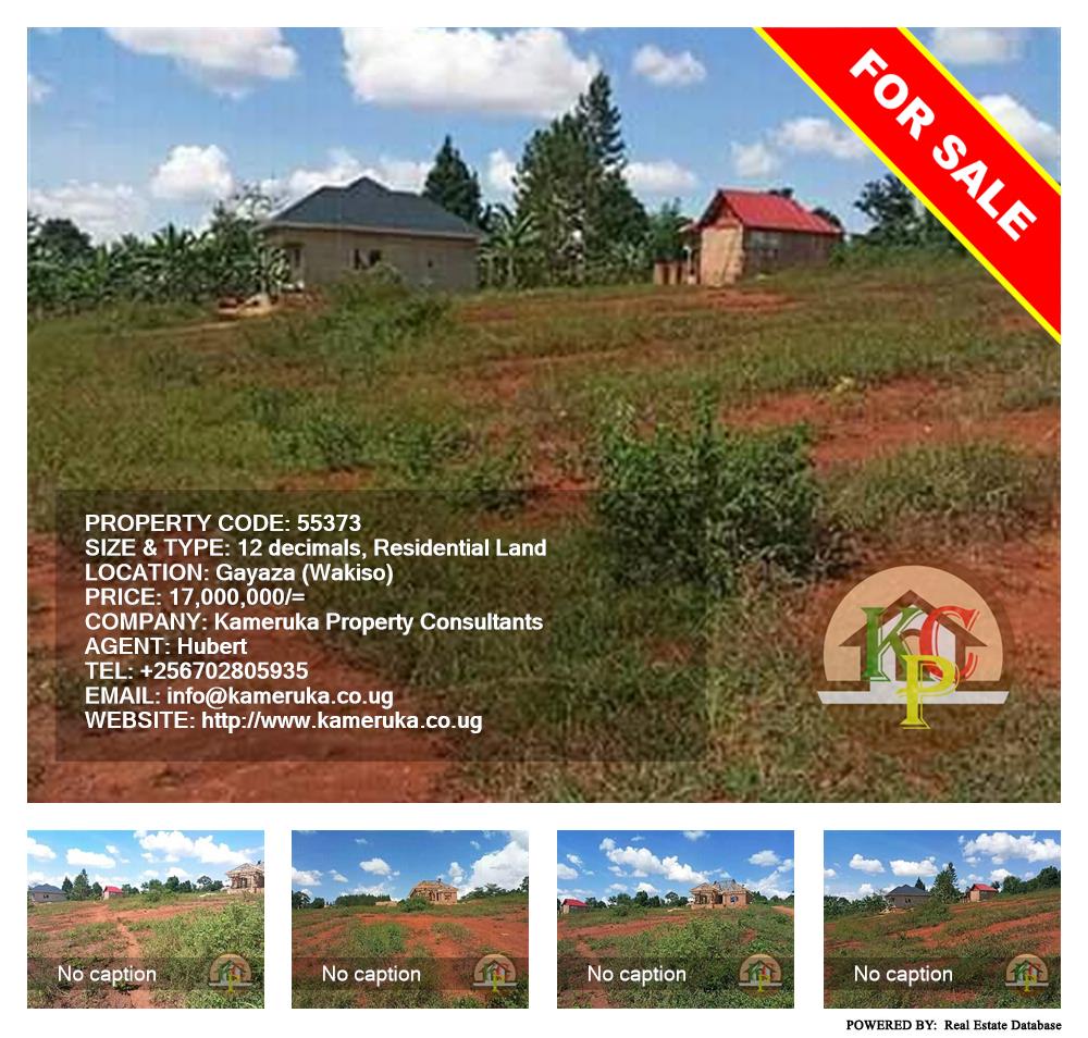 Residential Land  for sale in Gayaza Wakiso Uganda, code: 55373