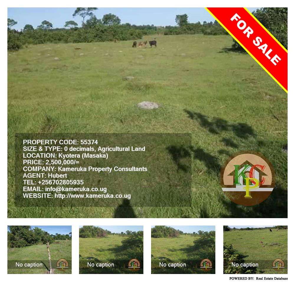 Agricultural Land  for sale in Kyotela Masaka Uganda, code: 55374