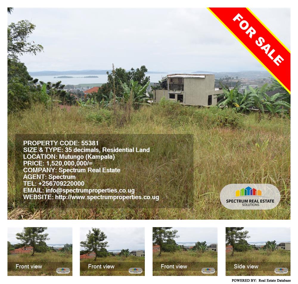 Residential Land  for sale in Mutungo Kampala Uganda, code: 55381