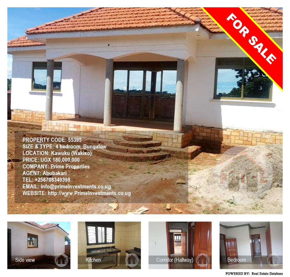 4 bedroom Bungalow  for sale in Kawuku Wakiso Uganda, code: 55395