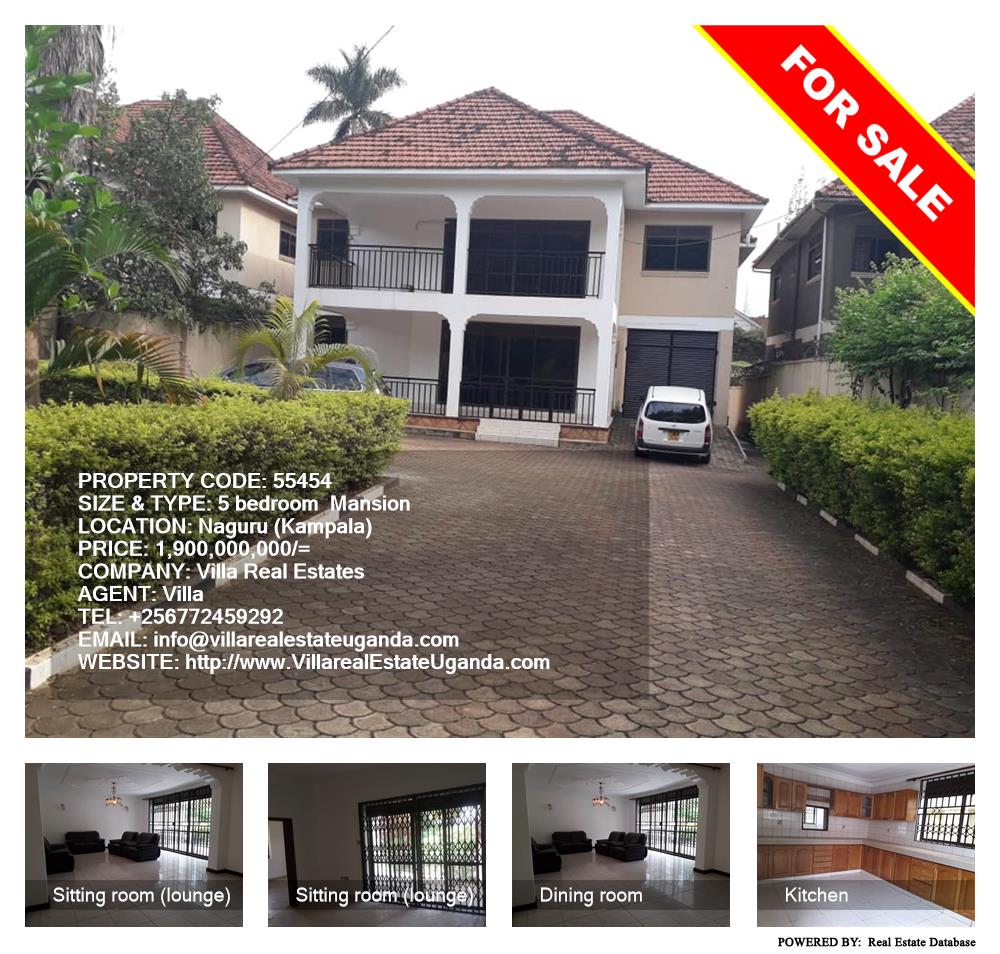 5 bedroom Mansion  for sale in Naguru Kampala Uganda, code: 55454