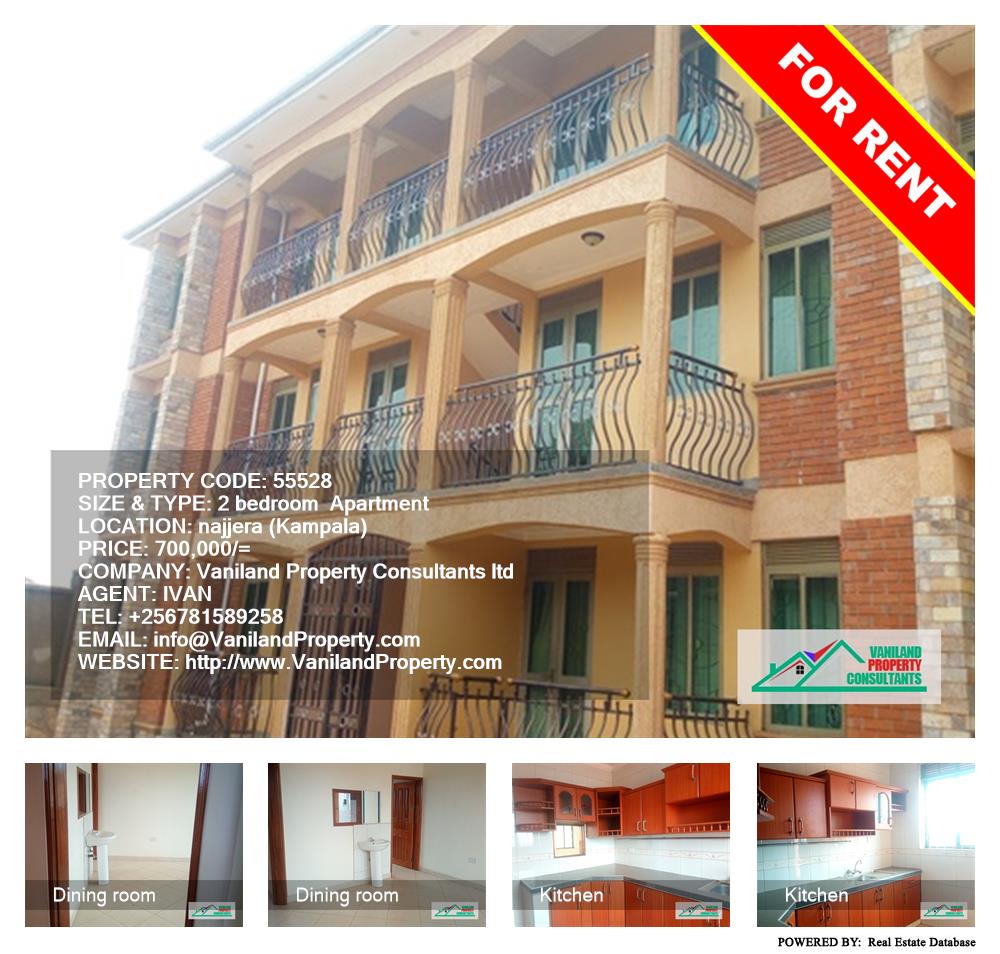 2 bedroom Apartment  for rent in Najjera Kampala Uganda, code: 55528