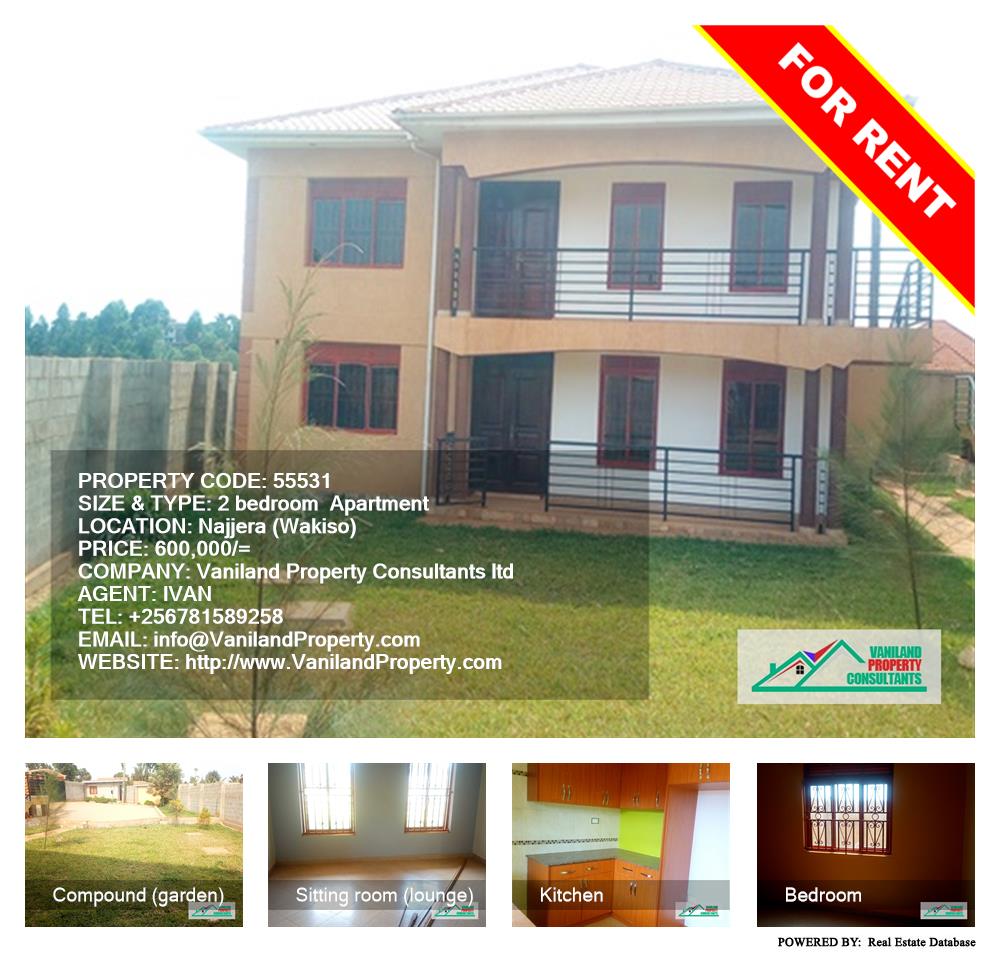 2 bedroom Apartment  for rent in Najjera Wakiso Uganda, code: 55531