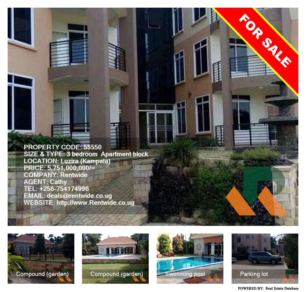 3 bedroom Apartment block  for sale in Luzira Kampala Uganda, code: 55550