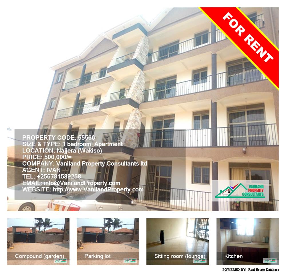 1 bedroom Apartment  for rent in Najjera Wakiso Uganda, code: 55566