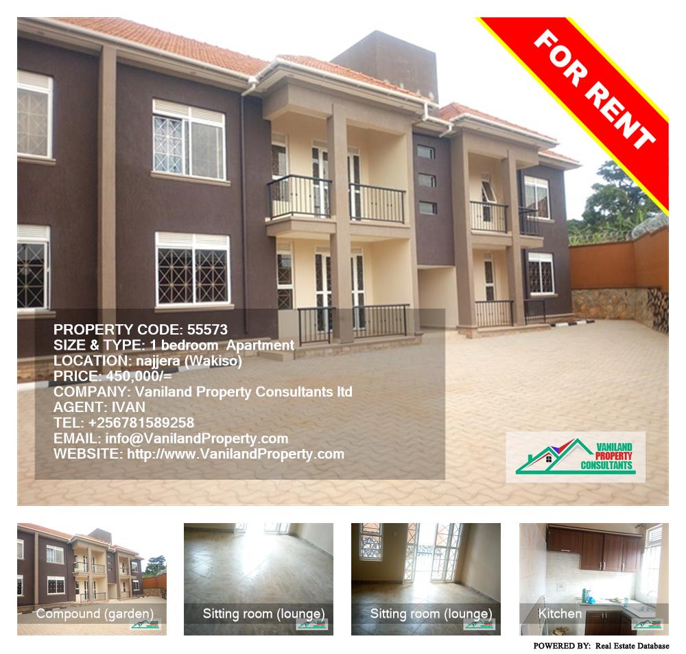 1 bedroom Apartment  for rent in Najjera Wakiso Uganda, code: 55573