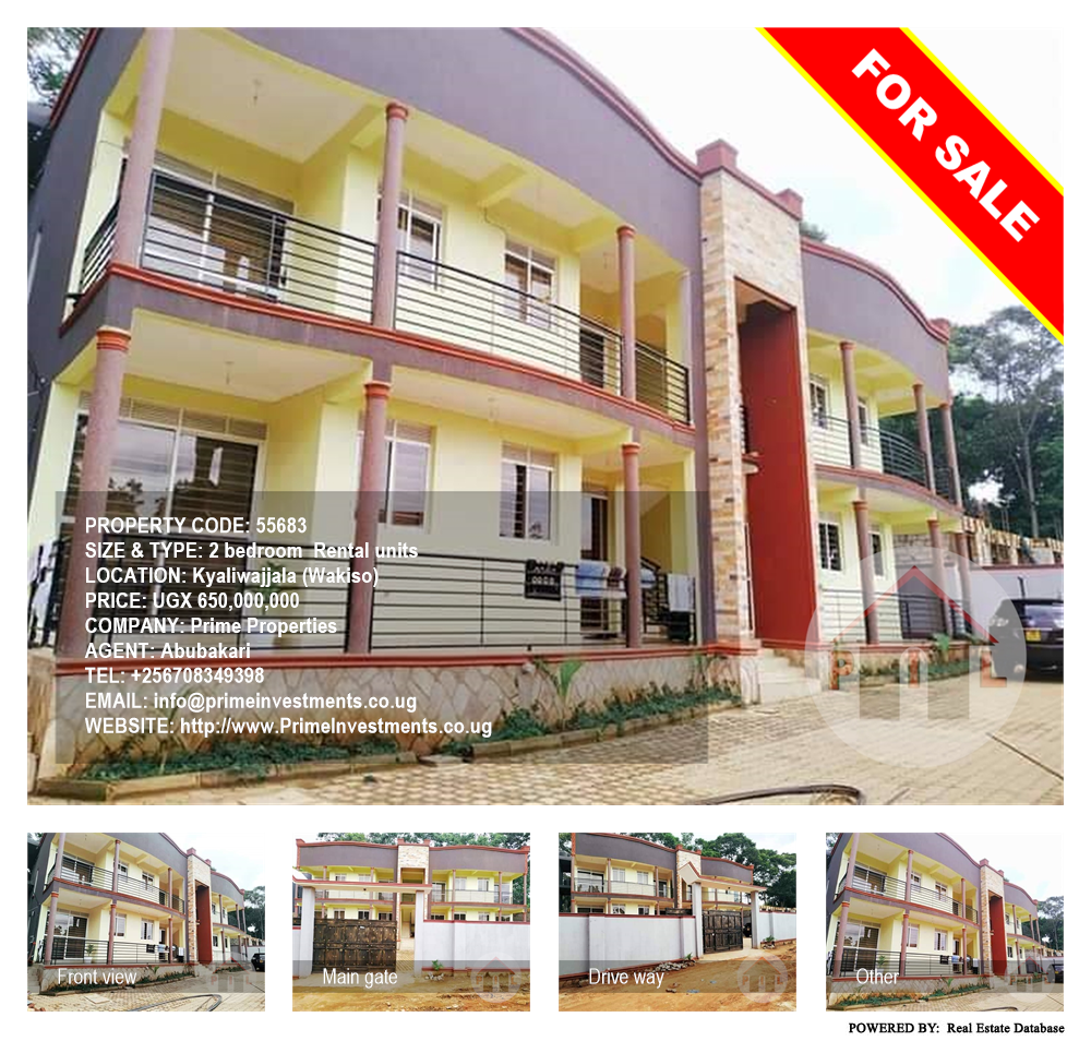 2 bedroom Rental units  for sale in Kyaliwajjala Wakiso Uganda, code: 55683