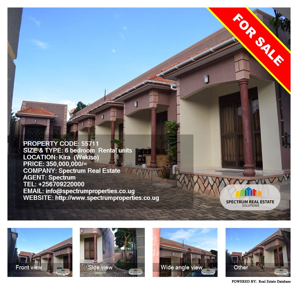 6 bedroom Rental units  for sale in Kira Wakiso Uganda, code: 55711
