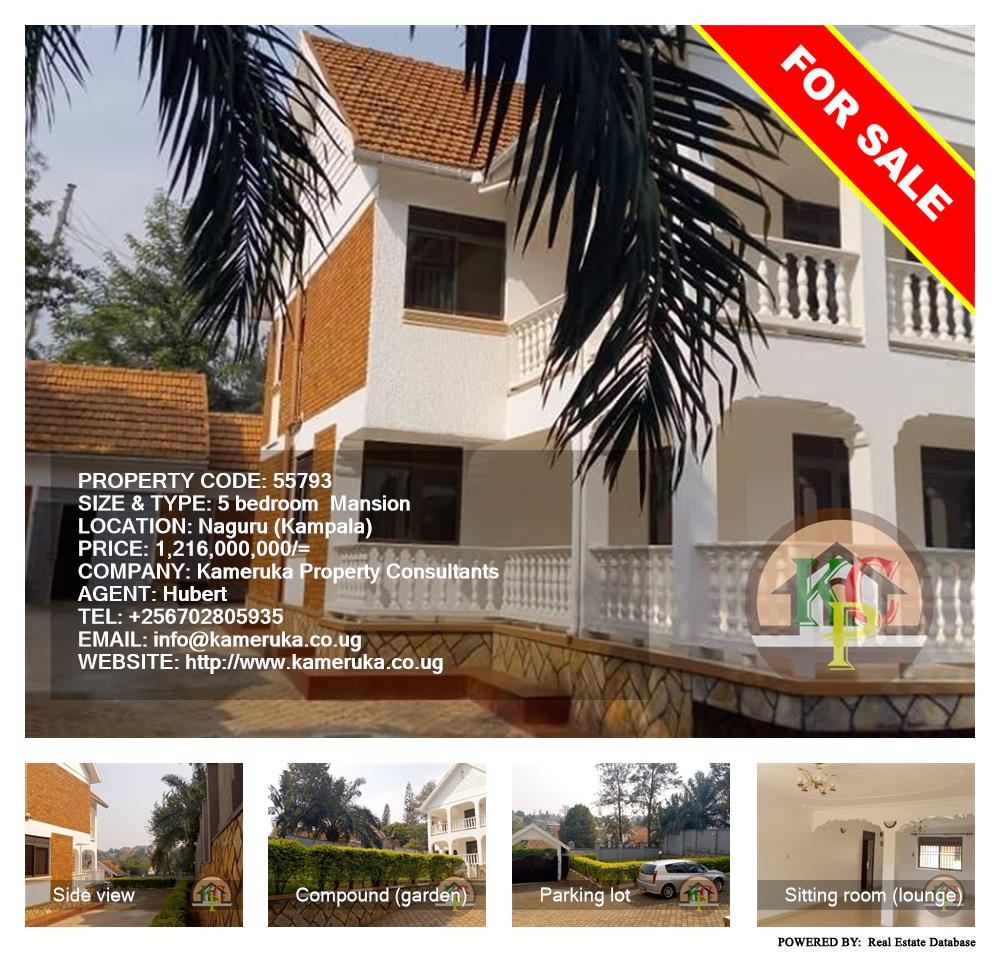 5 bedroom Mansion  for sale in Naguru Kampala Uganda, code: 55793