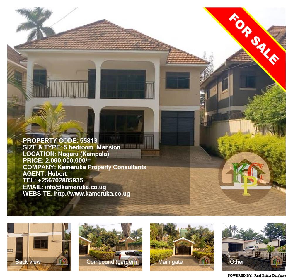 5 bedroom Mansion  for sale in Naguru Kampala Uganda, code: 55813