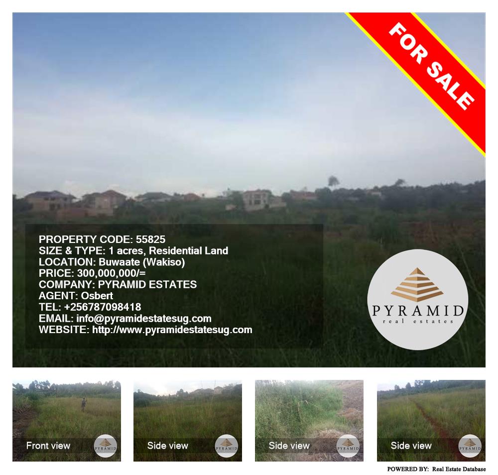 Residential Land  for sale in Buwaate Wakiso Uganda, code: 55825