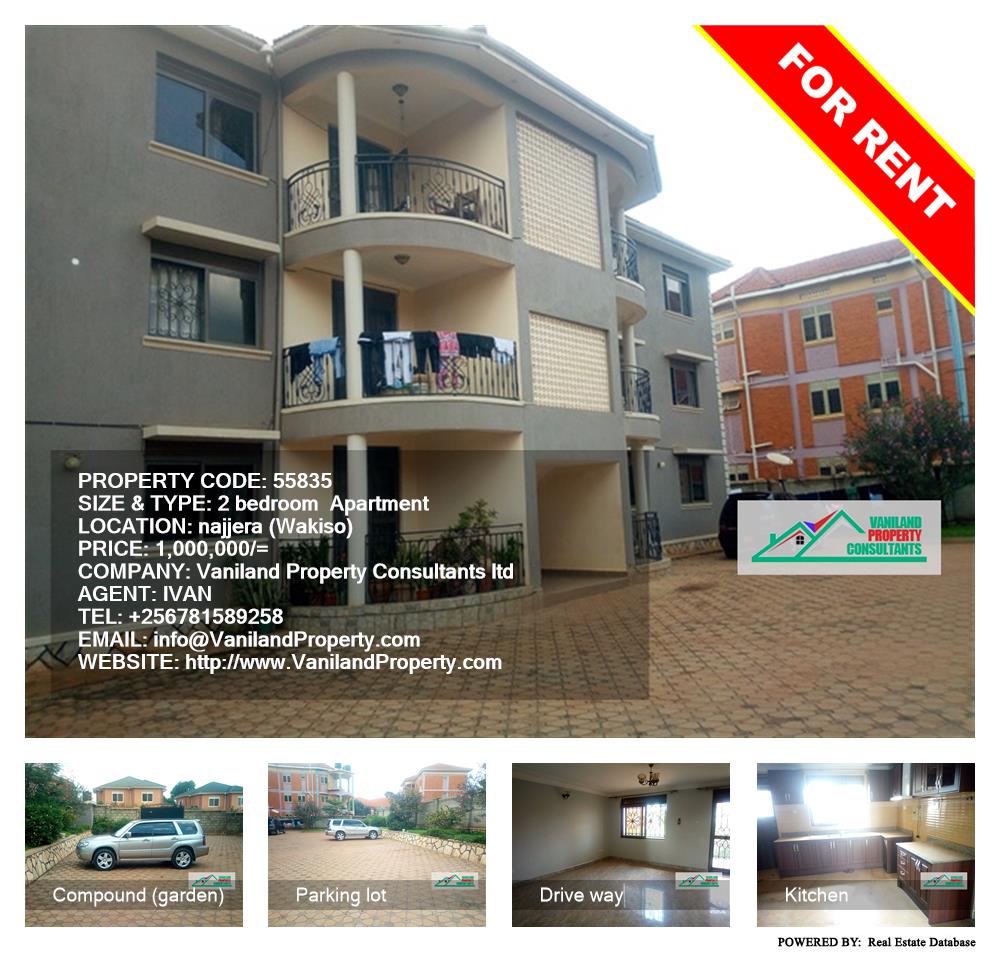 2 bedroom Apartment  for rent in Najjera Wakiso Uganda, code: 55835