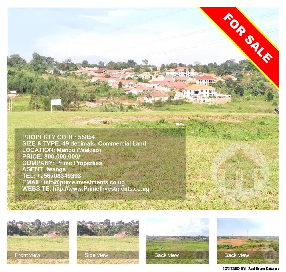 Commercial Land  for sale in Mengo Wakiso Uganda, code: 55854