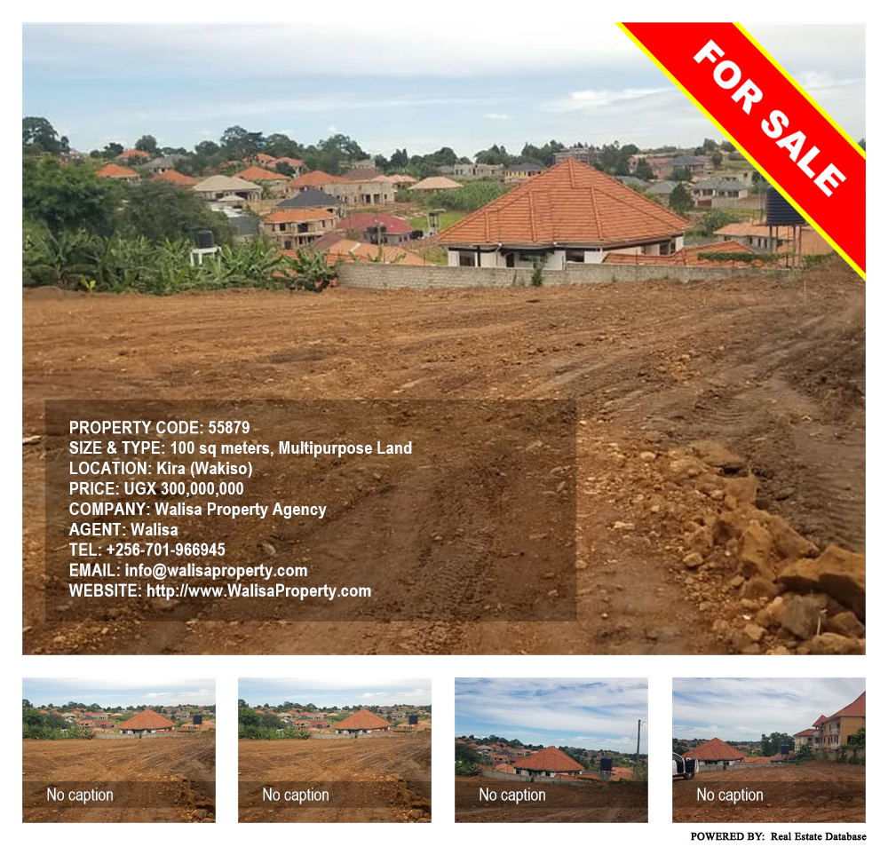 Multipurpose Land  for sale in Kira Wakiso Uganda, code: 55879