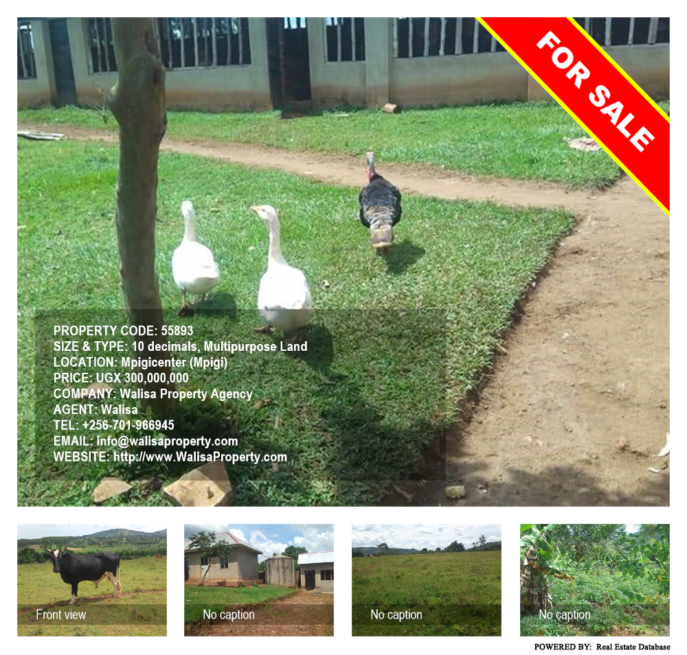 Multipurpose Land  for sale in Mpigicenter Mpigi Uganda, code: 55893