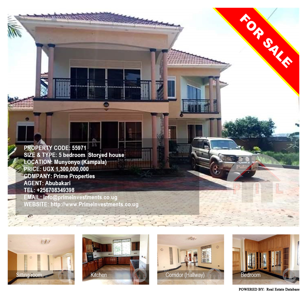 5 bedroom Storeyed house  for sale in Munyonyo Kampala Uganda, code: 55971