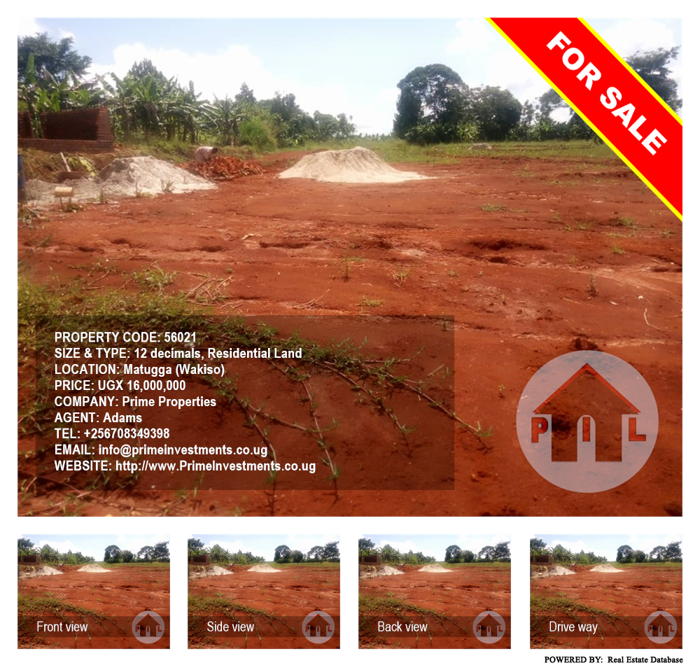 Residential Land  for sale in Matugga Wakiso Uganda, code: 56021