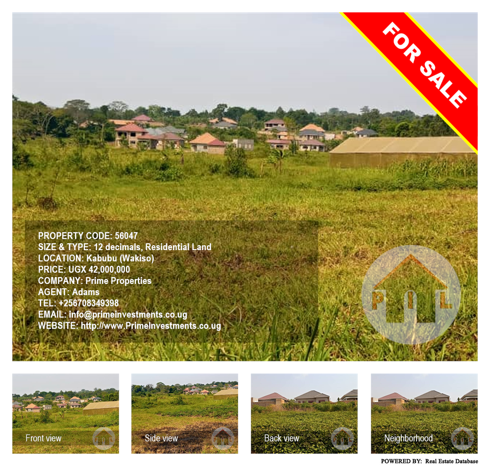 Residential Land  for sale in Kabubbu Wakiso Uganda, code: 56047