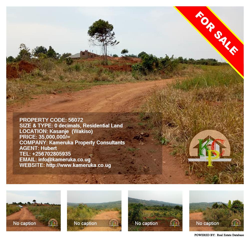 Residential Land  for sale in Kasanjje Wakiso Uganda, code: 56072