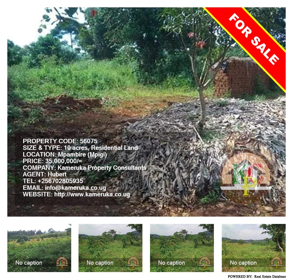 Residential Land  for sale in Mpambire Mpigi Uganda, code: 56075