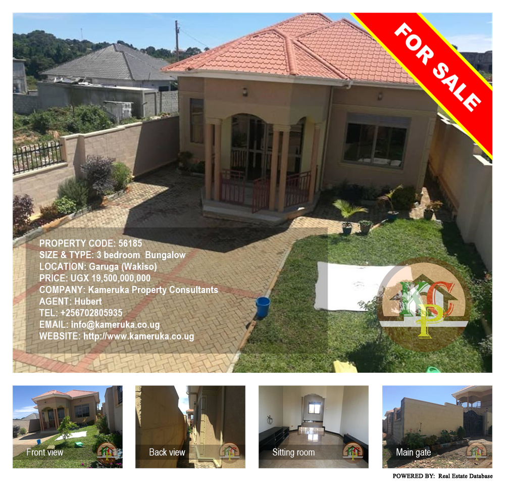 3 bedroom Bungalow  for sale in Garuga Wakiso Uganda, code: 56185