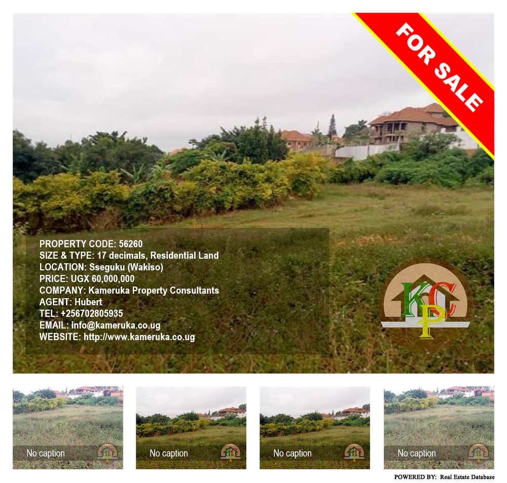 Residential Land  for sale in Seguku Wakiso Uganda, code: 56260