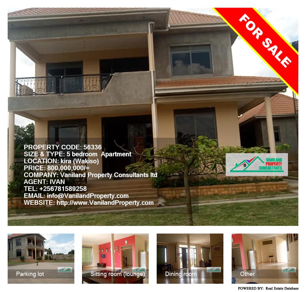 5 bedroom Apartment  for sale in Kira Wakiso Uganda, code: 56336