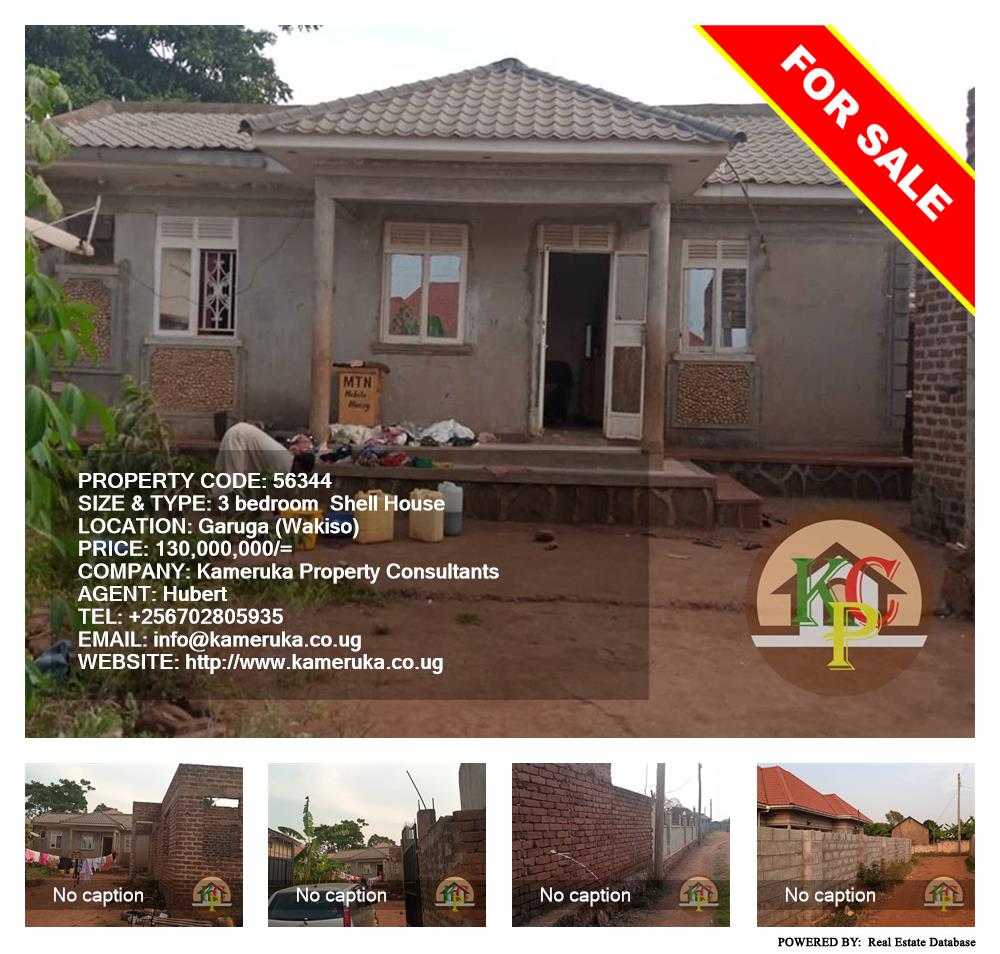 3 bedroom Shell House  for sale in Garuga Wakiso Uganda, code: 56344
