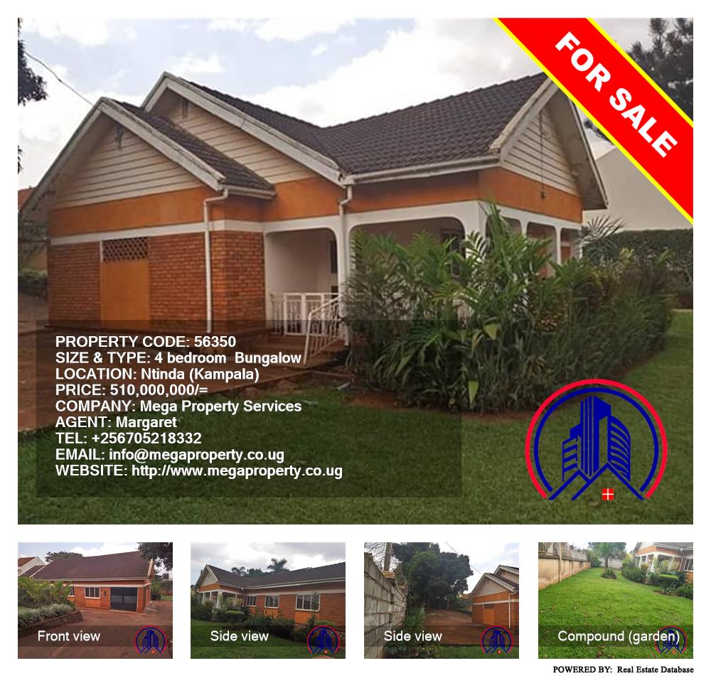 4 bedroom Bungalow  for sale in Ntinda Kampala Uganda, code: 56350