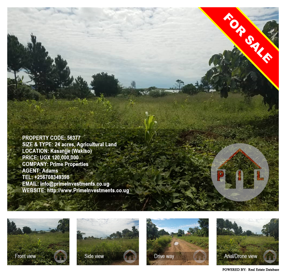 Agricultural Land  for sale in Kasanjje Wakiso Uganda, code: 56377