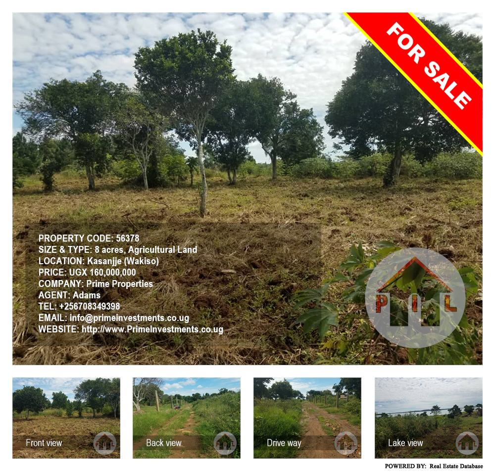 Agricultural Land  for sale in Kasanjje Wakiso Uganda, code: 56378