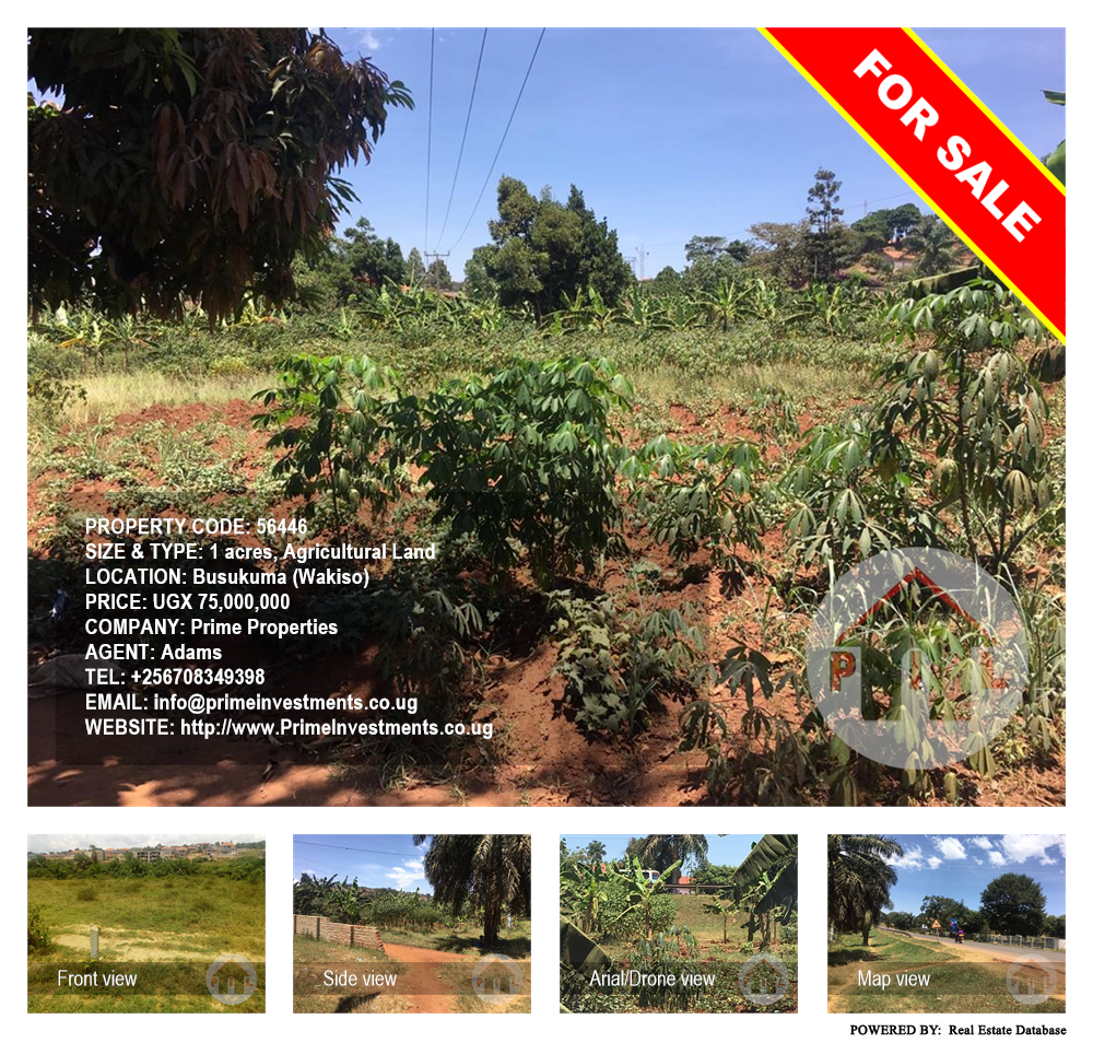 Agricultural Land  for sale in Busukuma Wakiso Uganda, code: 56446