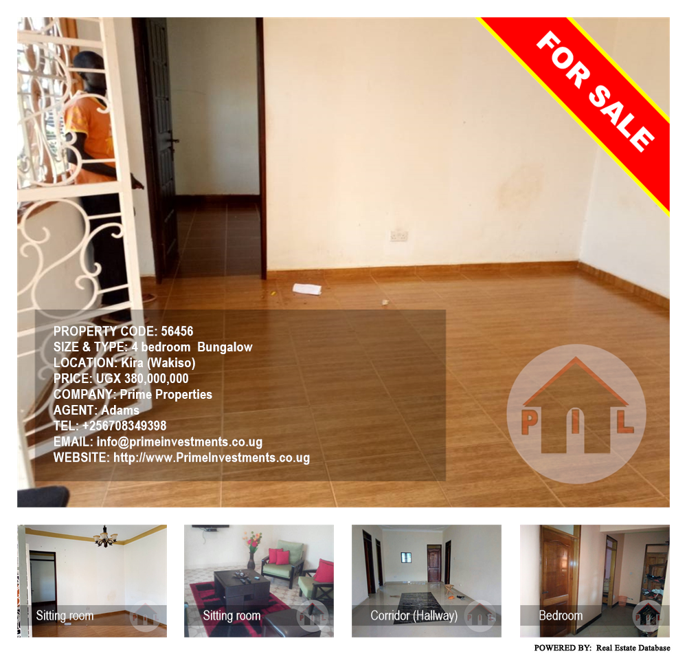 4 bedroom Bungalow  for sale in Kira Wakiso Uganda, code: 56456
