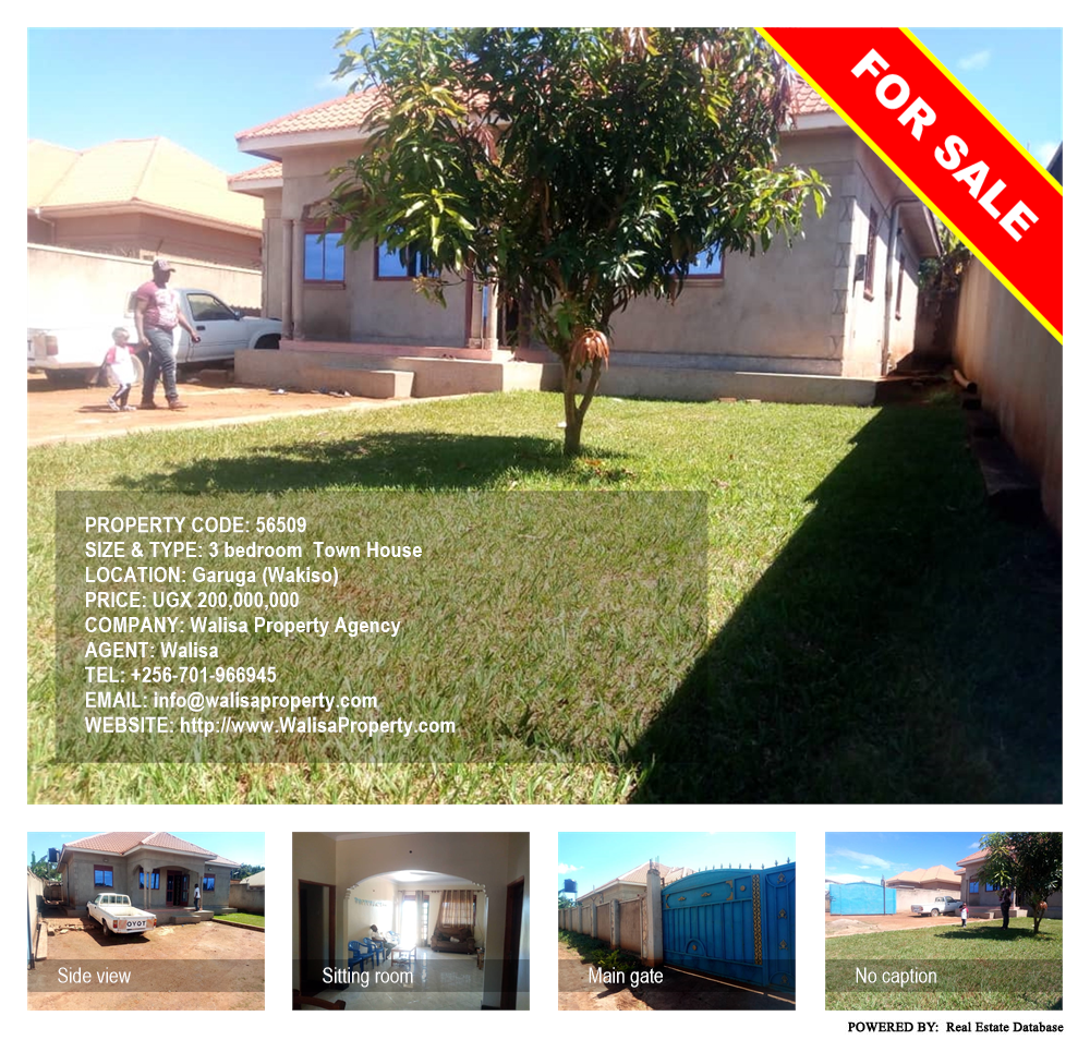 3 bedroom Town House  for sale in Garuga Wakiso Uganda, code: 56509